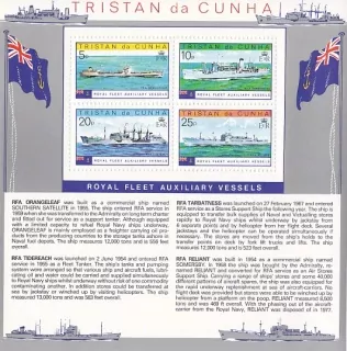 Tristan da Cunha známky